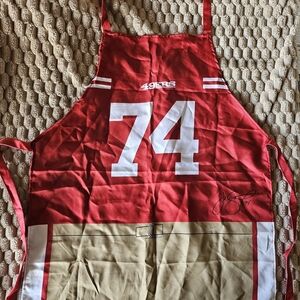 NFL Red and Tan 49ers Apron
